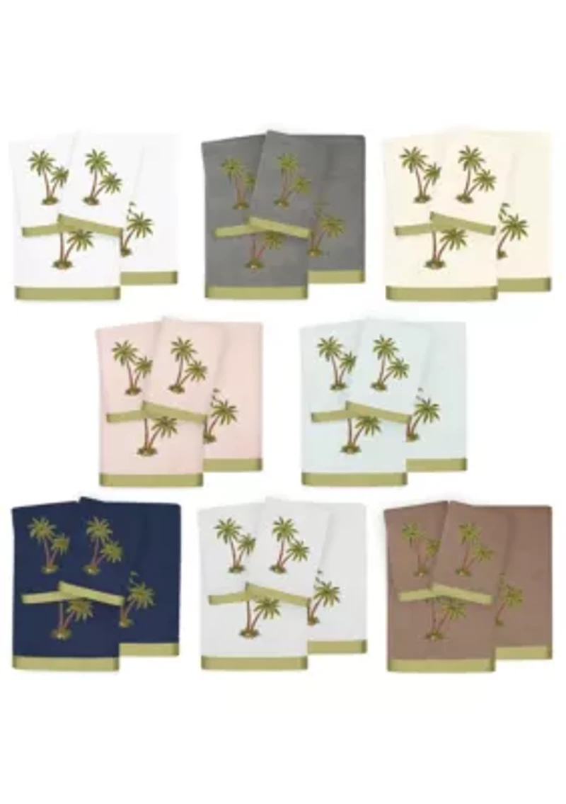 PALMERA 4PC Embellished Towel Set