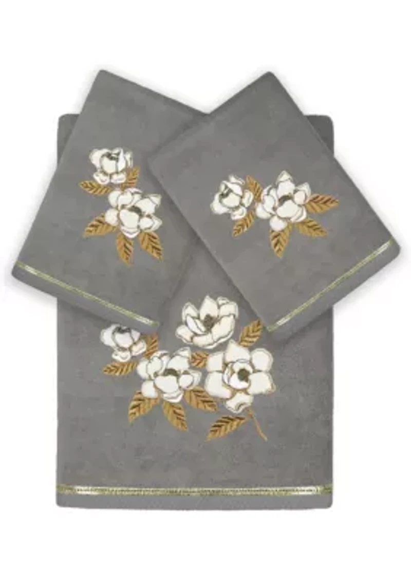MAGGIE 3PC Embellished Towel Set