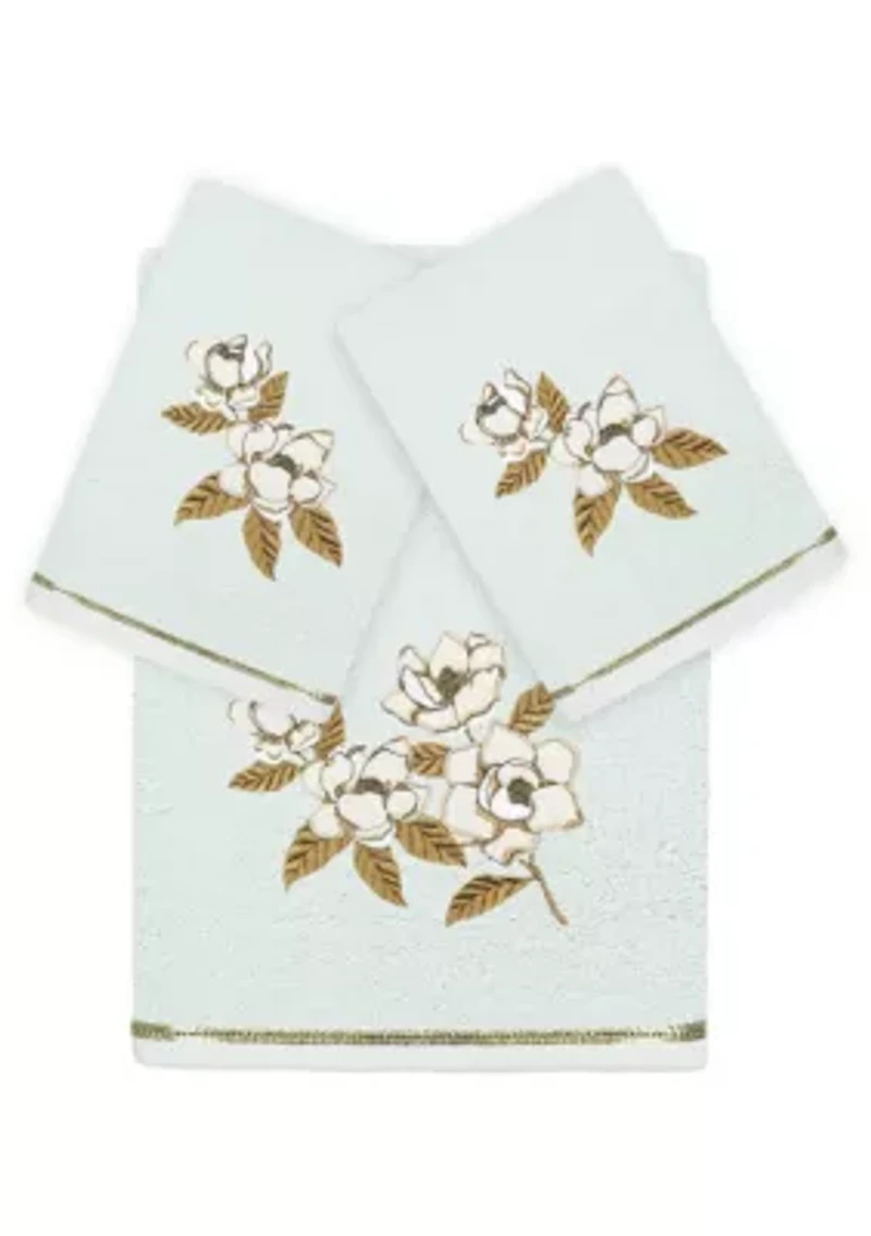 MAGGIE 3PC Embellished Towel Set