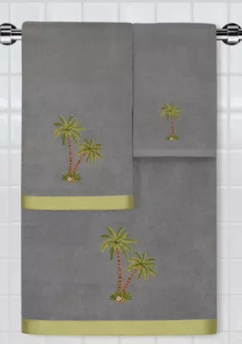 PALMERA 2PC Embellished Hand Towel Set
