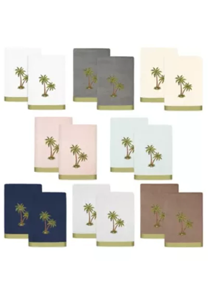 PALMERA 2PC Embellished Bath Towel Set