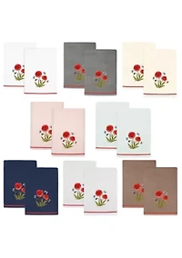 POLLY 2PC Embellished Bath Towel Set