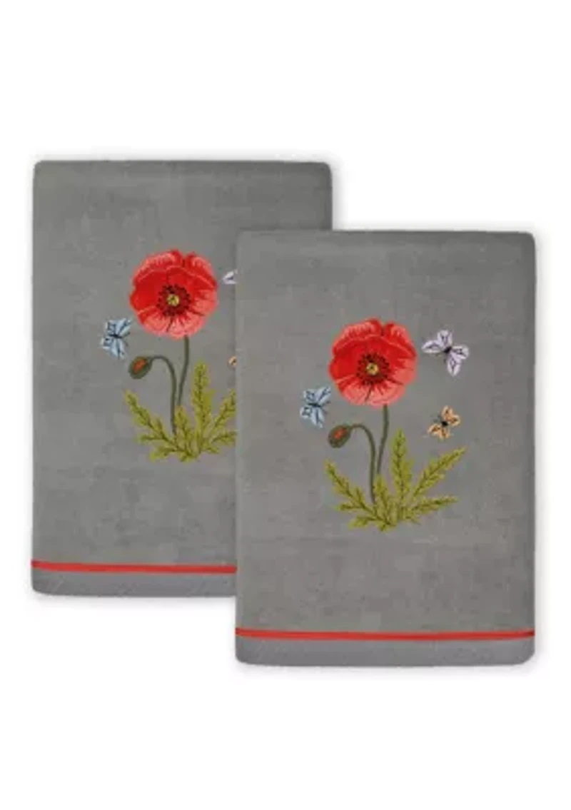 POLLY 2PC Embellished Hand Towel Set