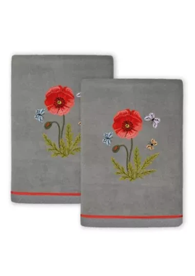 POLLY 2PC Embellished Hand Towel Set