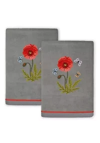 POLLY 2PC Embellished Hand Towel Set