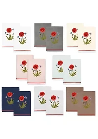 POLLY 2PC Embellished Hand Towel Set