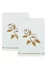 MAGGIE 2PC Embellished Hand Towel Set