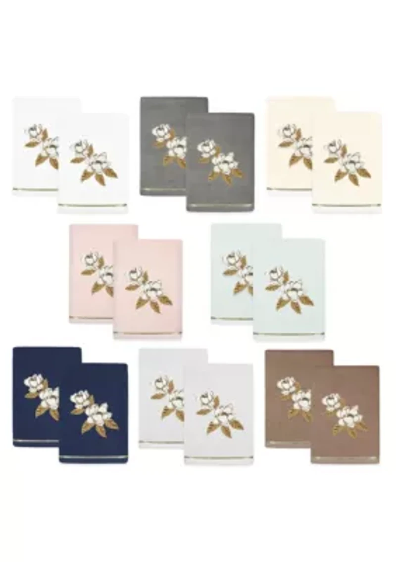 MAGGIE 2PC Embellished Hand Towel Set