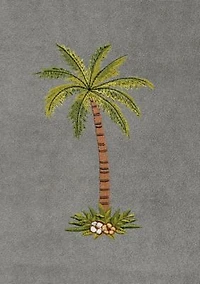 PALMERA 2PC Embellished Fingertip Towel Set