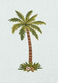 PALMERA 2PC Embellished Fingertip Towel Set