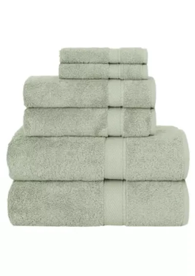 Sinemis Terry 6 Piece Towel Set