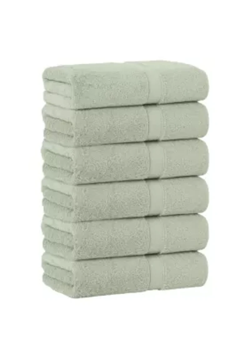 Sinemis Terry Bath Towels (Set of 6)