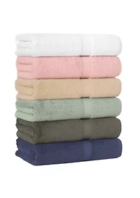 Sinemis Terry Bath Towels (Set of 6)