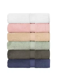 Sinemis Terry Bath Towels (Set of 6)