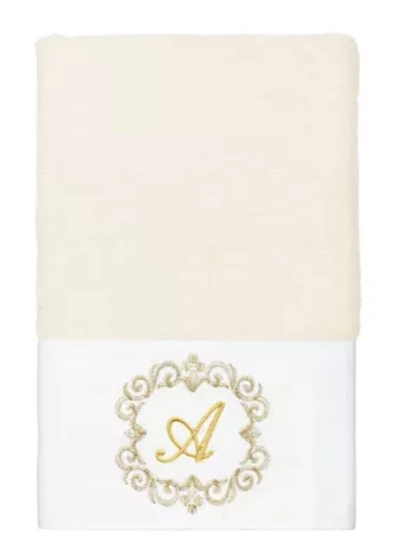 MONICA 3PC Embellished Cream Towel Set
