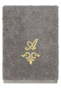 MONICA 3PC Embellished Dark Gray Towel Set