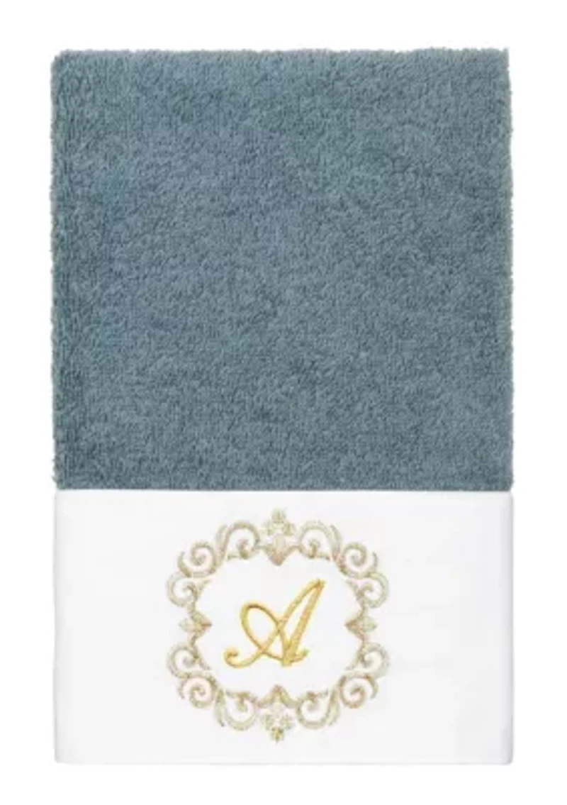 MONICA 3PC Embellished Teal Towel Set