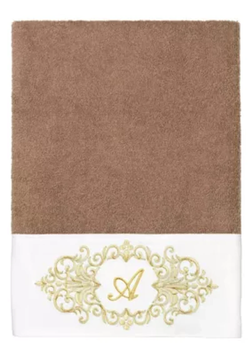 MONICA 3PC Embellished Latte Towel Set