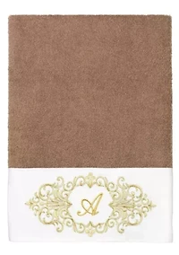 MONICA 3PC Embellished Latte Towel Set