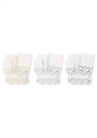 SIMPLICITY Scallop 6PC Embellished Towel Set
