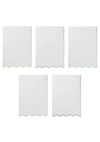 ADORNIA Scallop Bath Towel