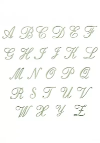 ADORNIA Scallop 2PC Personalized Bath Towel Set