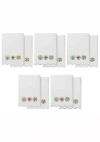 Maui Scallop 2PC Embellished Bath Towel Set