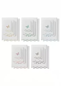 Britney Scallop 6PC Embellished Towel Set