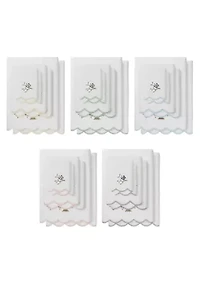 Teresa Scallop 6PC Embellished Towel Set
