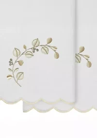 Wild Branch Scallop 2PC Embellished Bath Towel Set