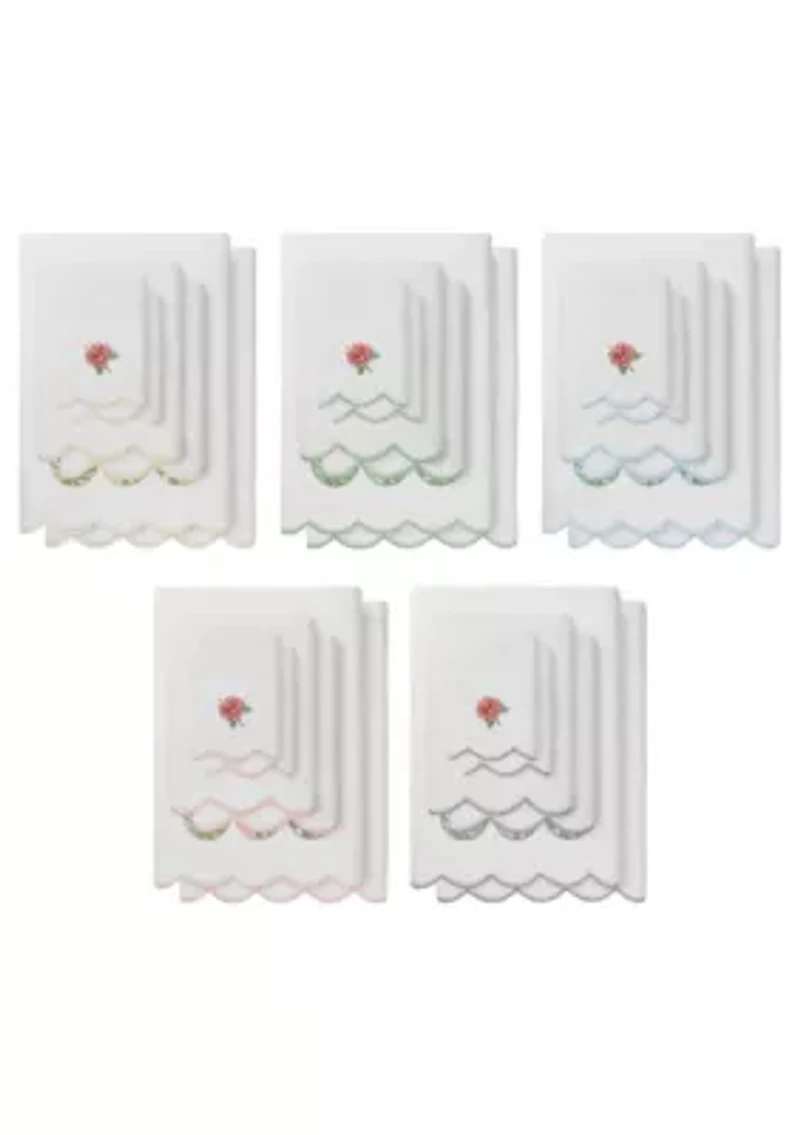 Maui Scallop 6PC Embellished Towel Set