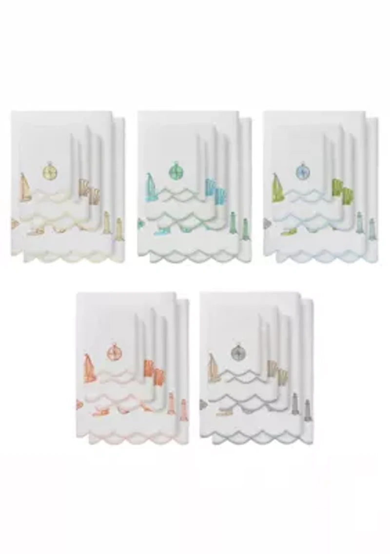 Sea Joy Scallop 6PC Embellished Towel Set