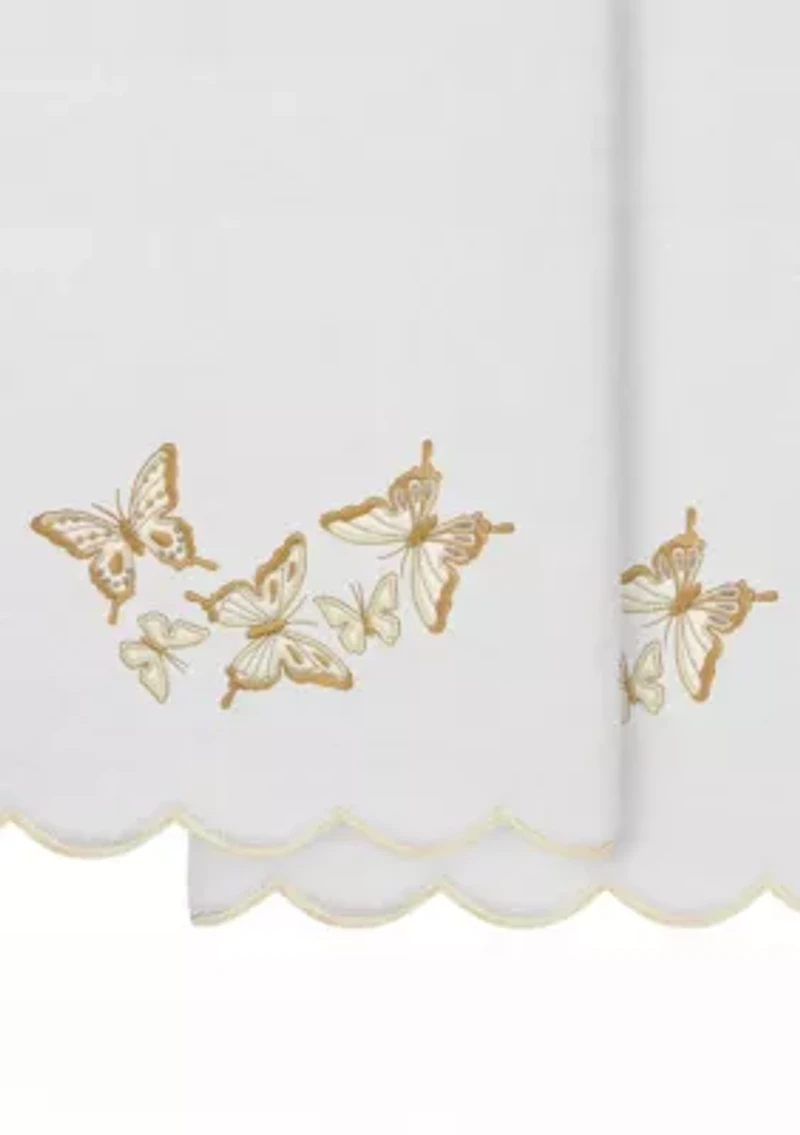 Britney Scallop 2PC Embellished Bath Towel Set