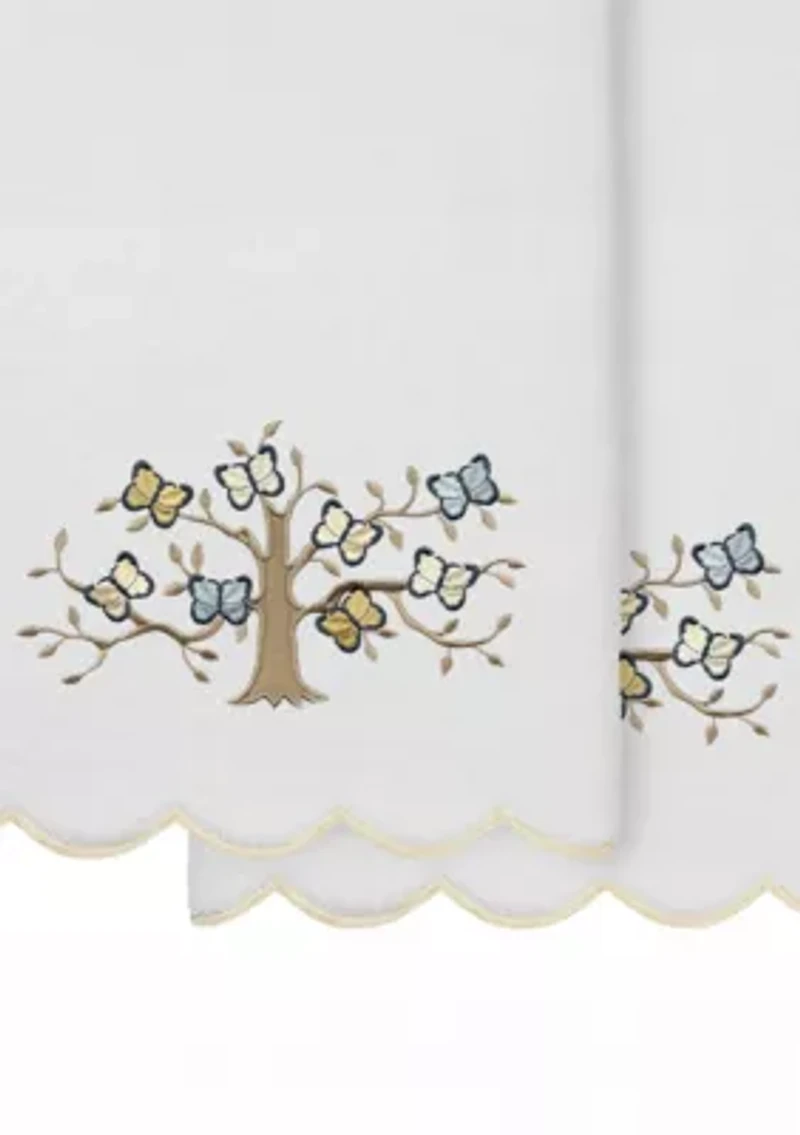 Teresa Scallop 2PC Embellished Bath Towel Set