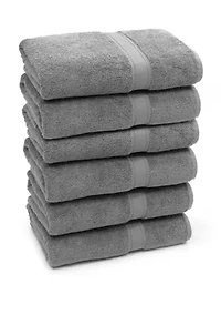 Set of Turkish Cotton Sinemis Terry Bath Towels