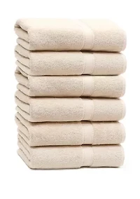 Set of Turkish Cotton Sinemis Terry Bath Towels