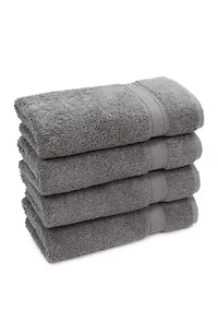 Set of 4 Turkish Cotton Soft Twist Hand Towels