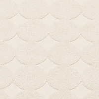 Turkish Cotton Sinemis Circle Design Bath Mat