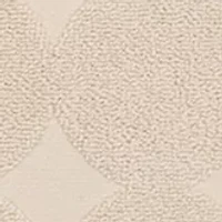 Set of 2 Turkish Cotton Sinemis Circle Design Bath Mats