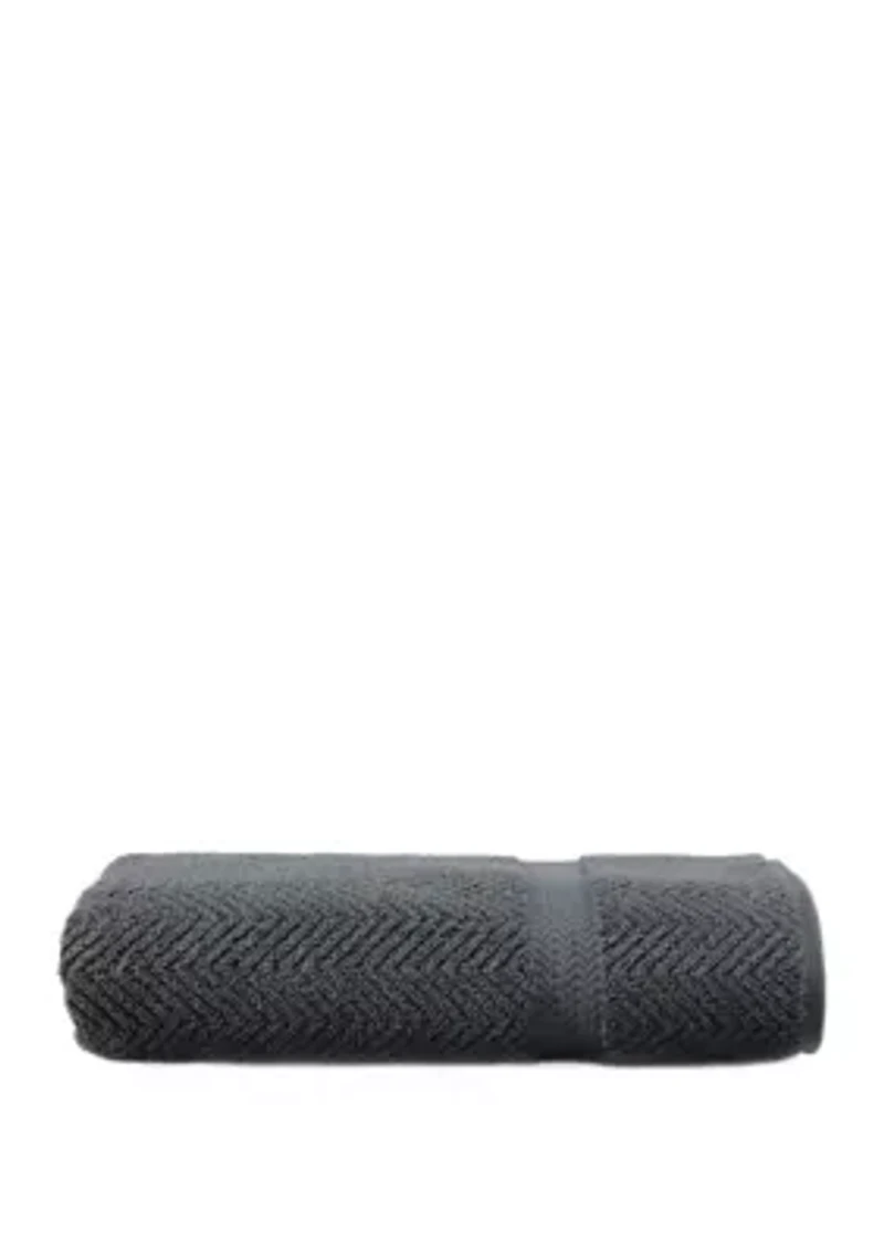 Turkish Cotton Herringbone Bath Towel