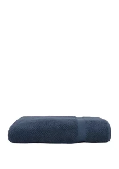 Turkish Cotton Herringbone Bath Towel