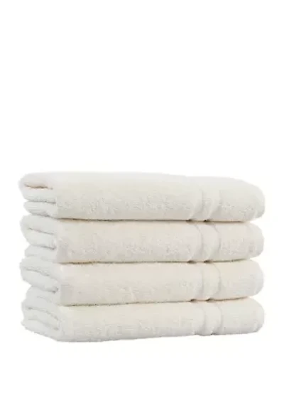 Set of 4 Turkish Cotton Denzi Hand Towels