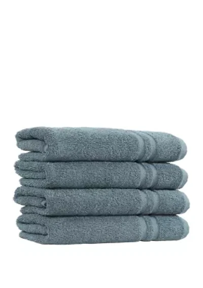 Set of 4 Turkish Cotton Denzi Hand Towels