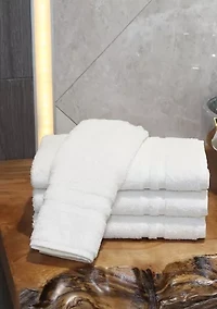 Set of 4 Turkish Cotton Denzi Hand Towels