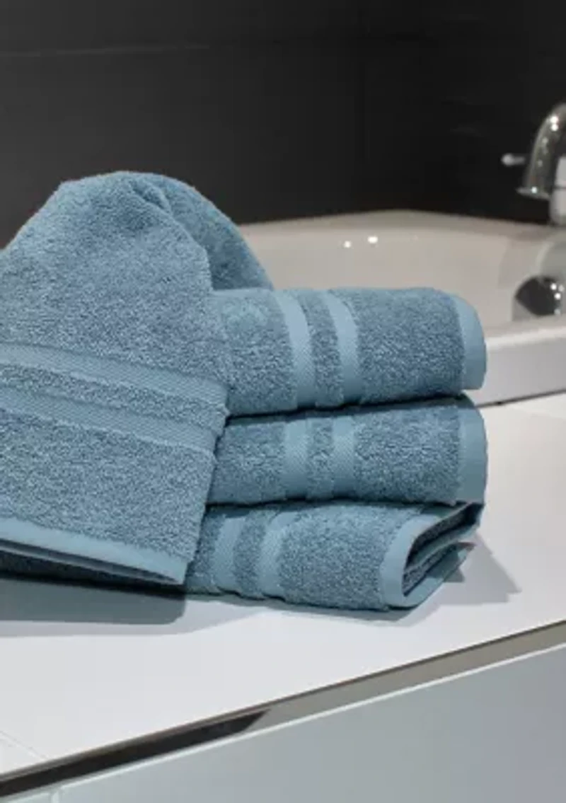 Set of 4 Turkish Cotton Denzi Hand Towels