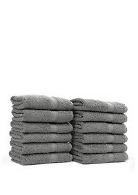 Set of 12 Turkish Cotton Sinemis Terry Washcloths