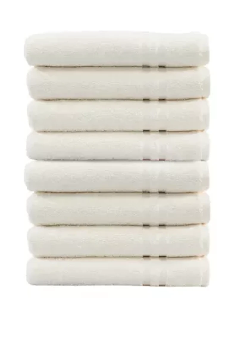 Set of 8 Turkish Cotton Denzi Hand Towels