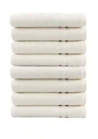 Set of 8 Turkish Cotton Denzi Hand Towels