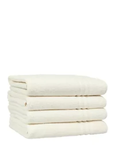 Set of 4 Turkish Cotton Denzi Bath Towels