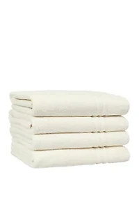 Set of 4 Turkish Cotton Denzi Bath Towels